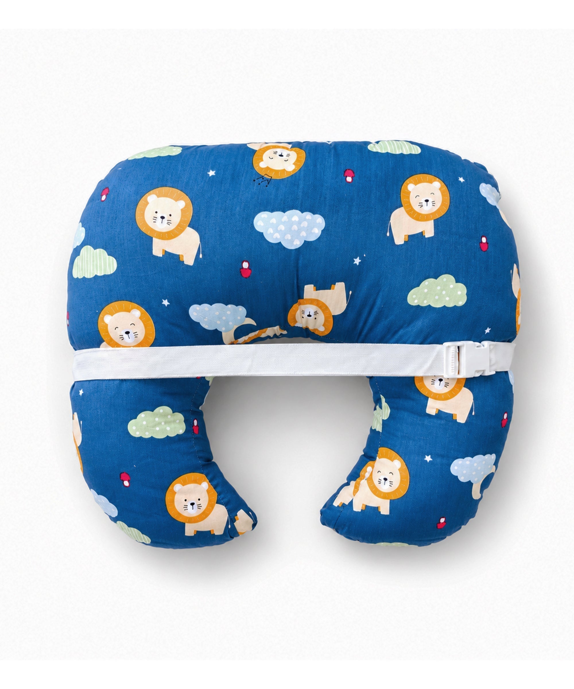  Extra Large Nursing Pillow Little Lion Lullaby Blue