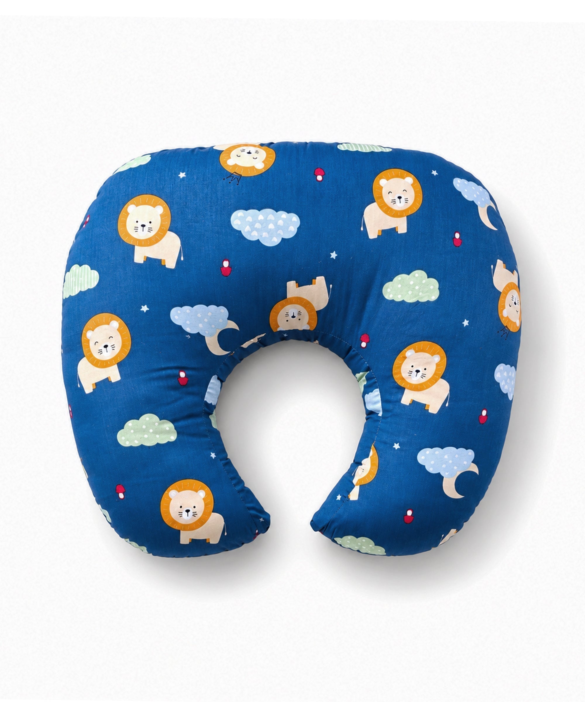  Extra Large Nursing Pillow Little Lion Lullaby Blue