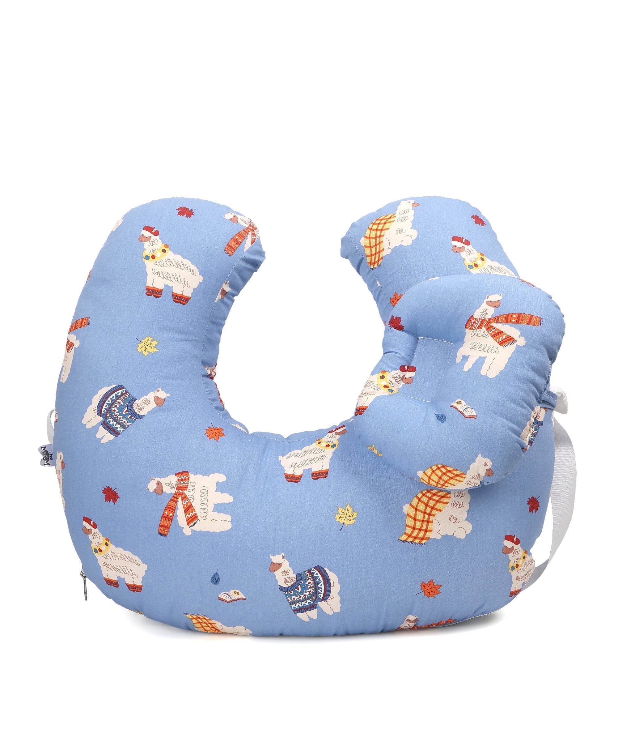 Extra Large Nursing Pillow Llama Land Blue