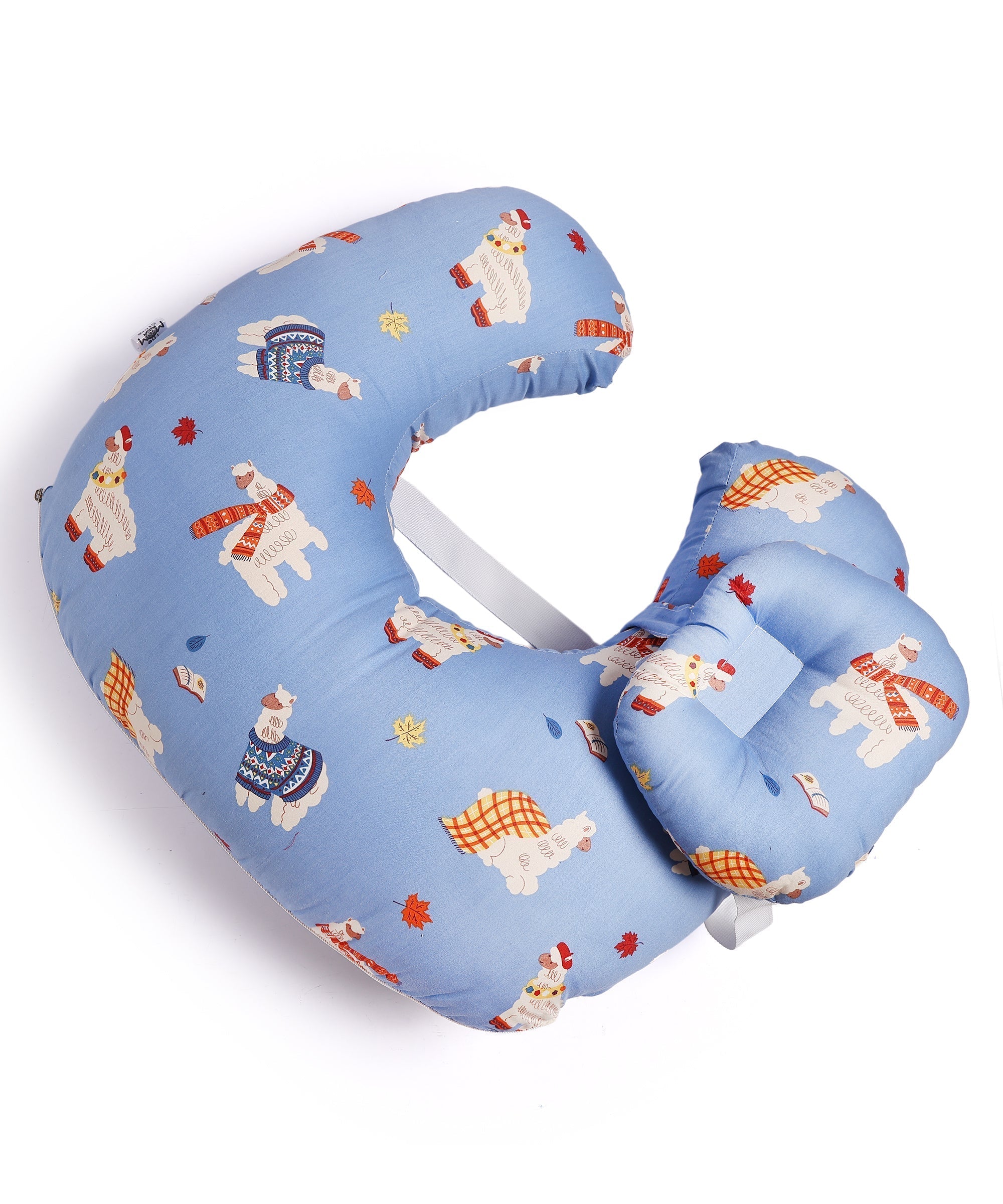  Extra Large Nursing Pillow Llama Land Blue