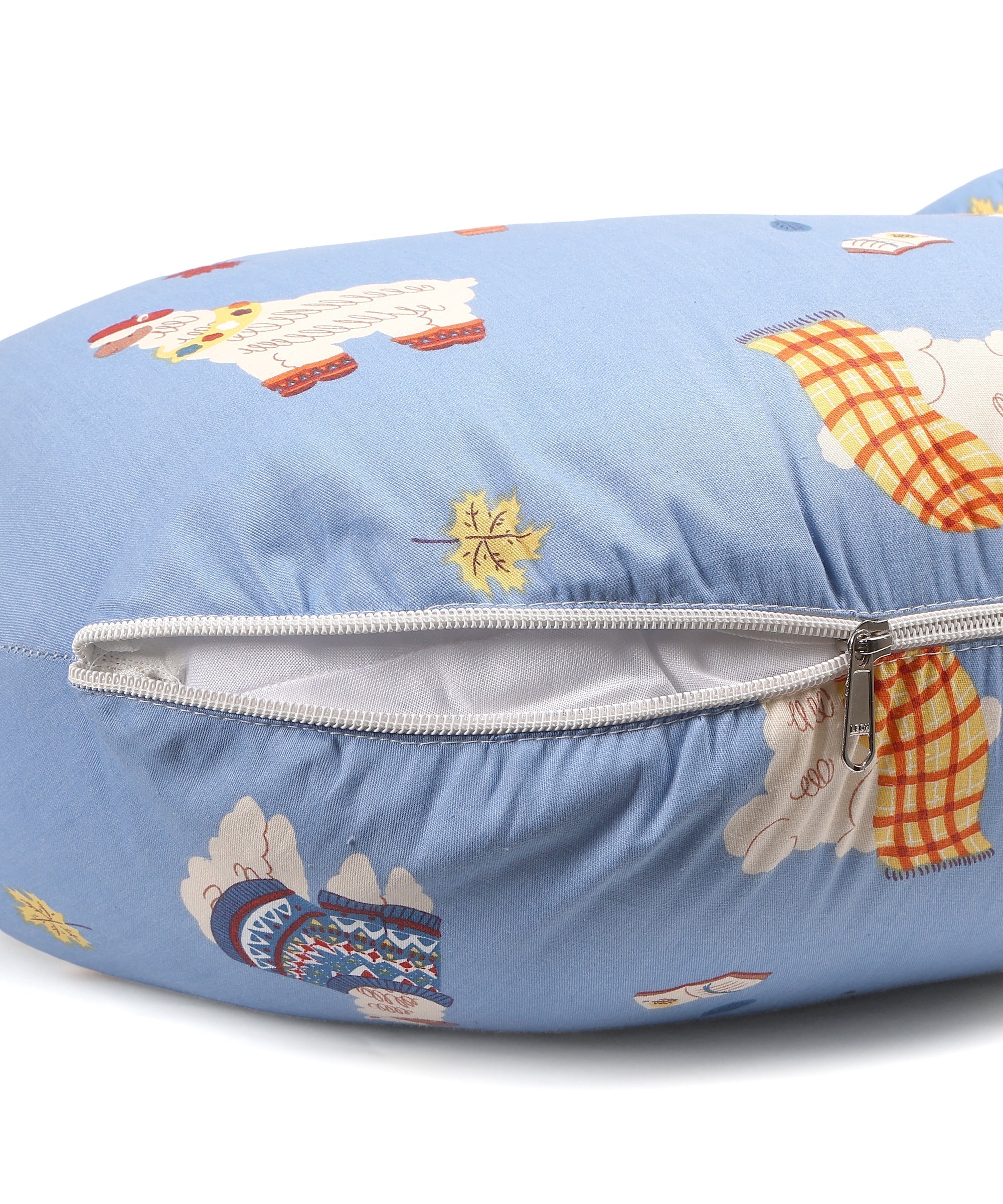  Extra Large Nursing Pillow Llama Land Blue