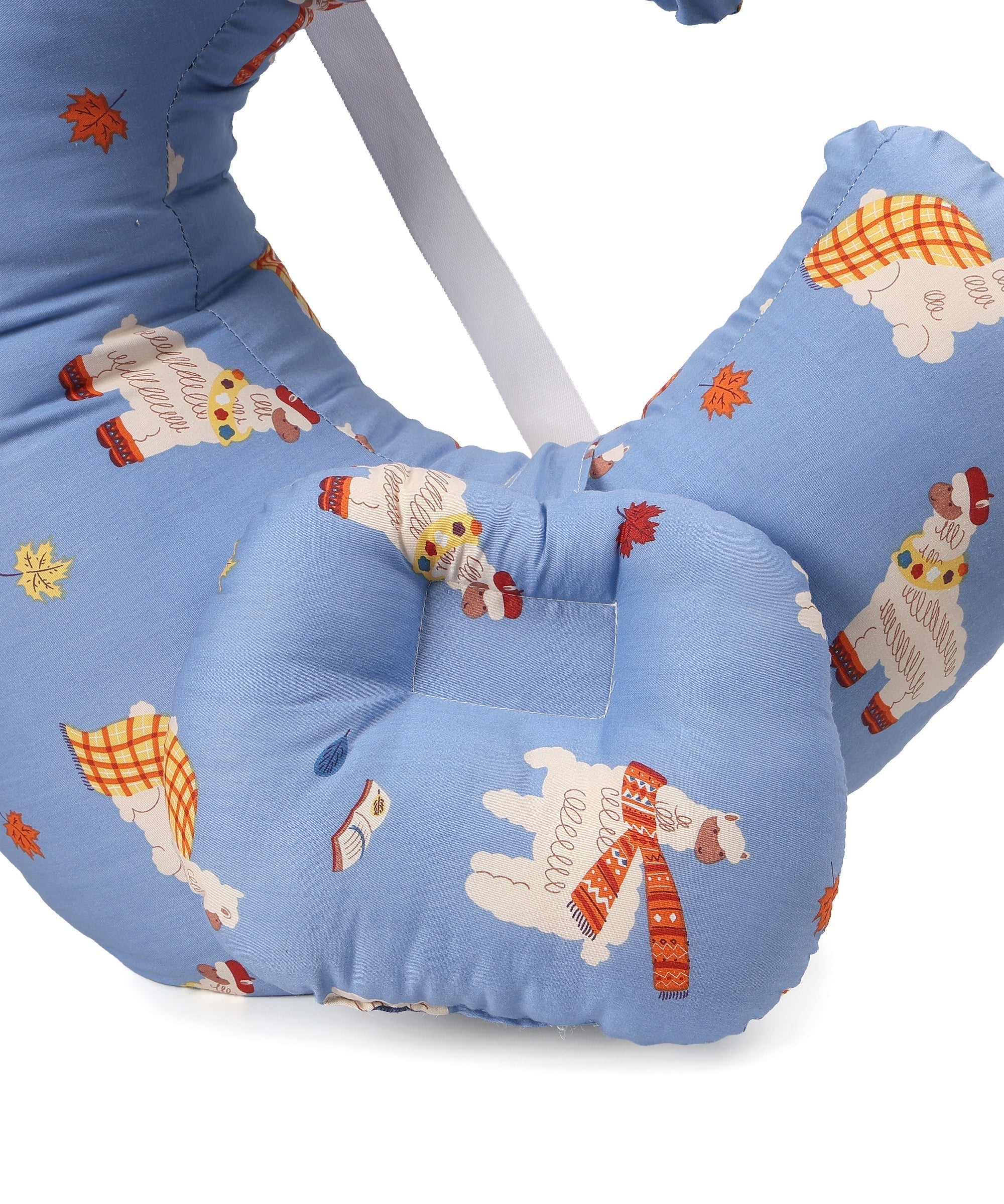 Extra Large Nursing Pillow Llama Land Blue