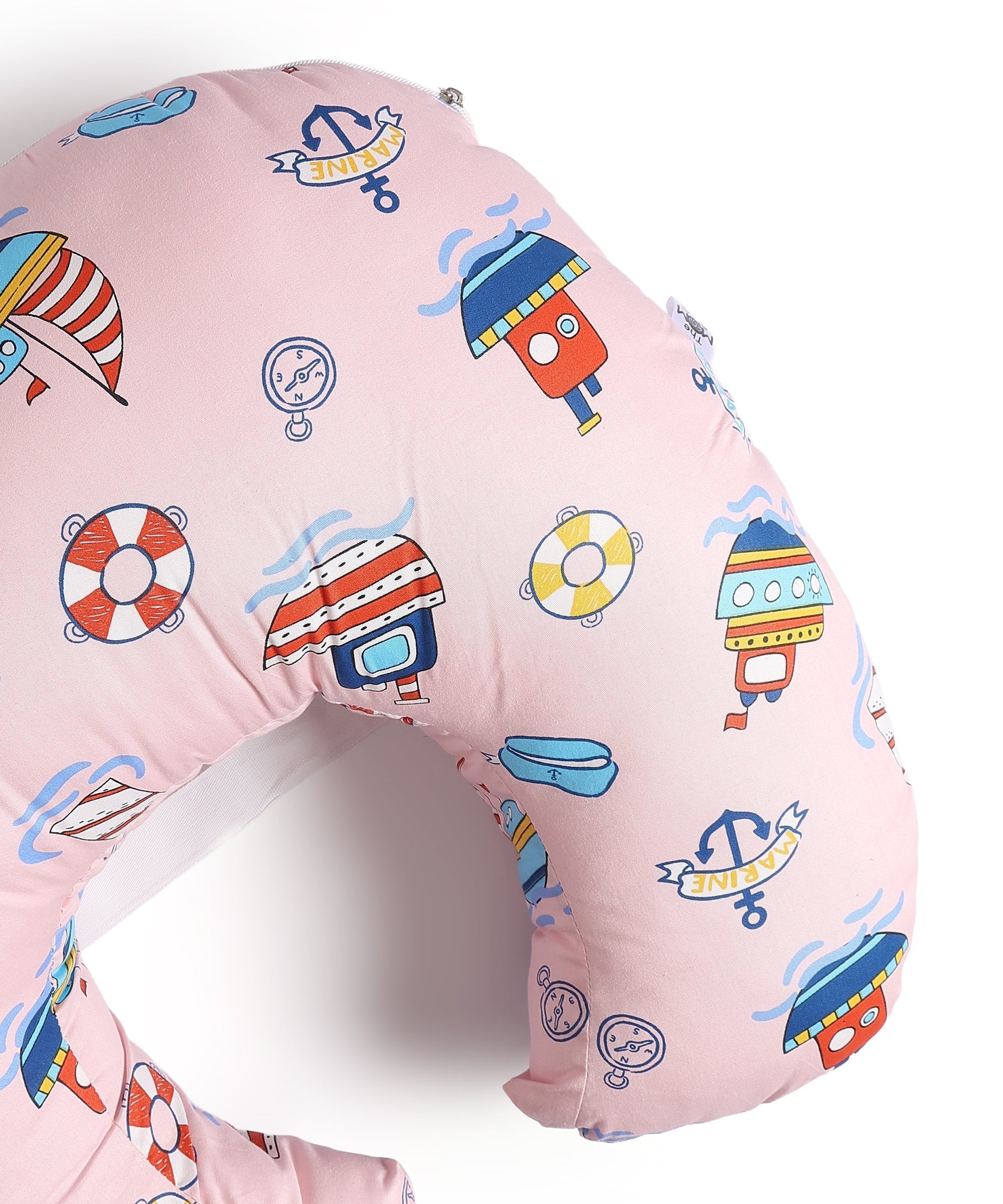  Mini Mariners Extra Large Nursing and Feeding Pillow Pink
