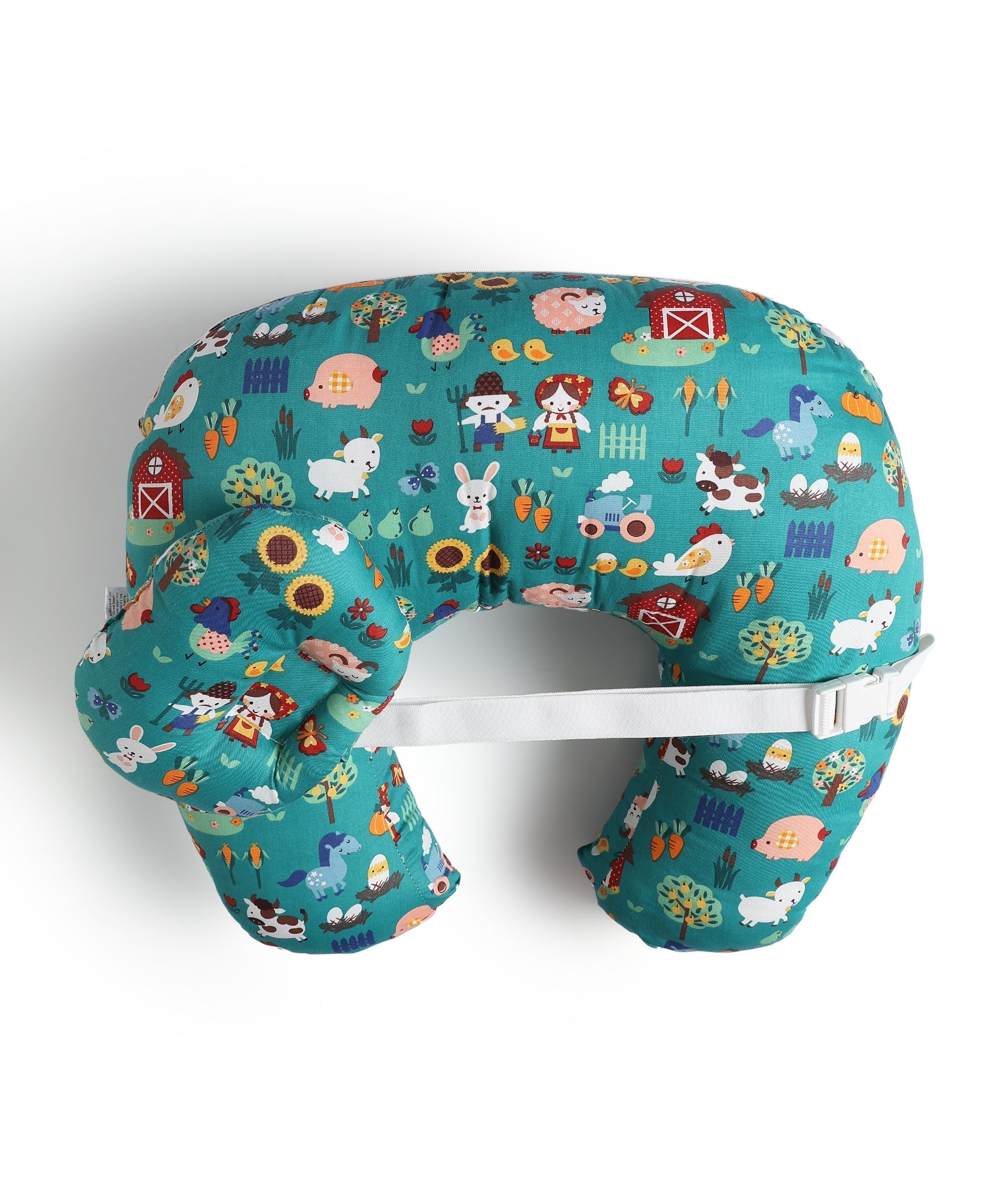  My Little Farm Extra Large Nursing and Feeding Pillow Teal