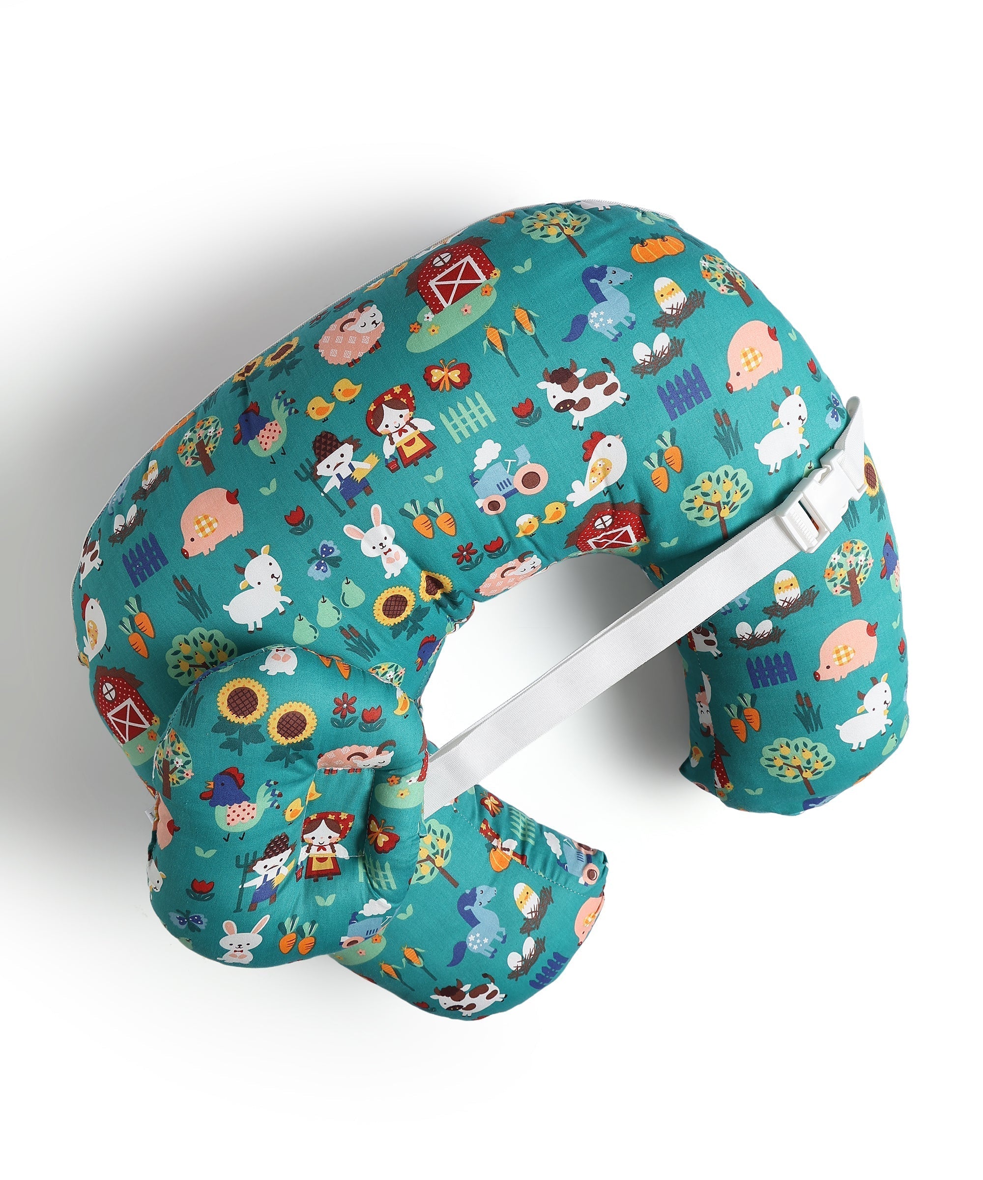  My Little Farm Extra Large Nursing and Feeding Pillow Teal