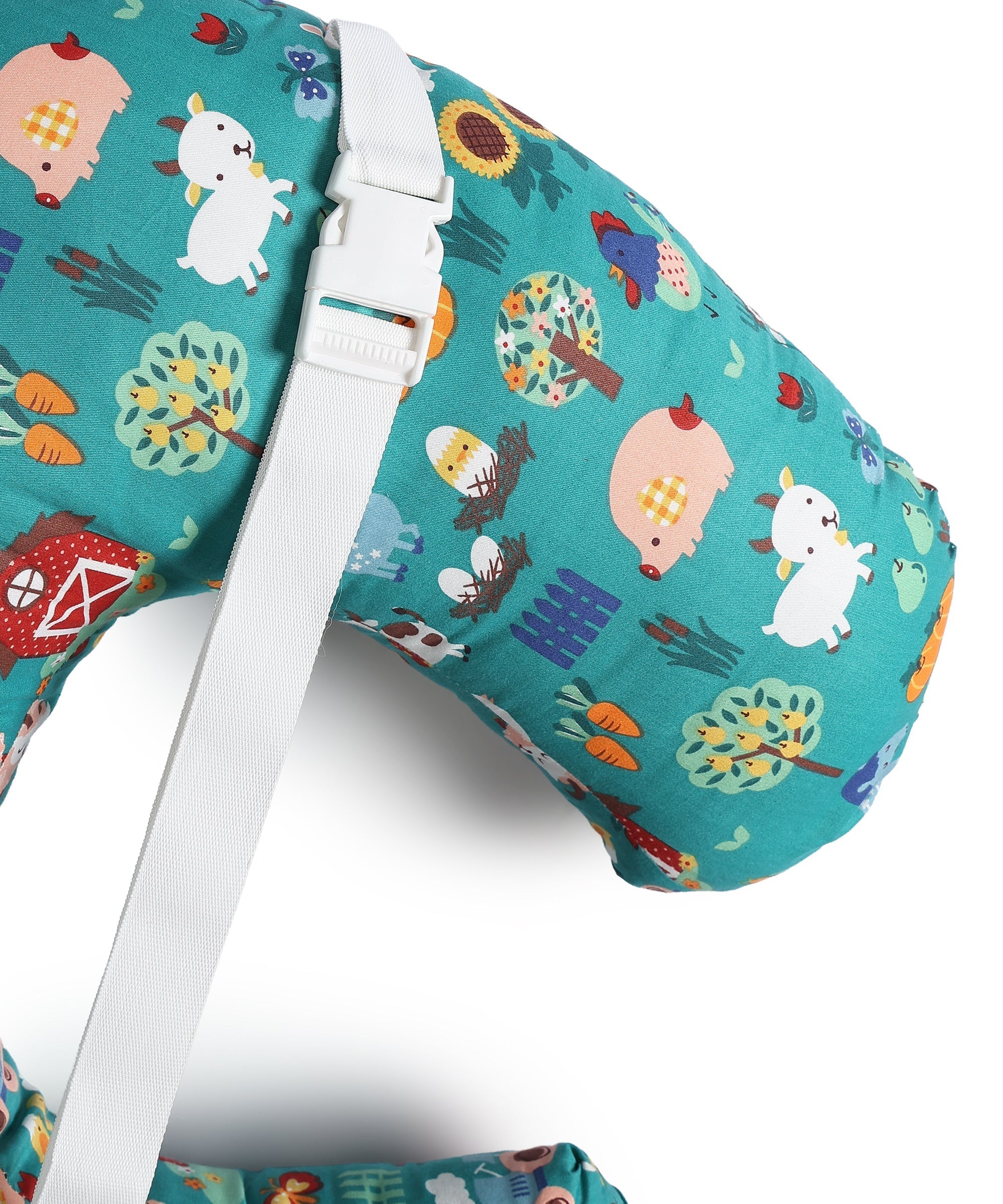  My Little Farm Extra Large Nursing and Feeding Pillow Teal