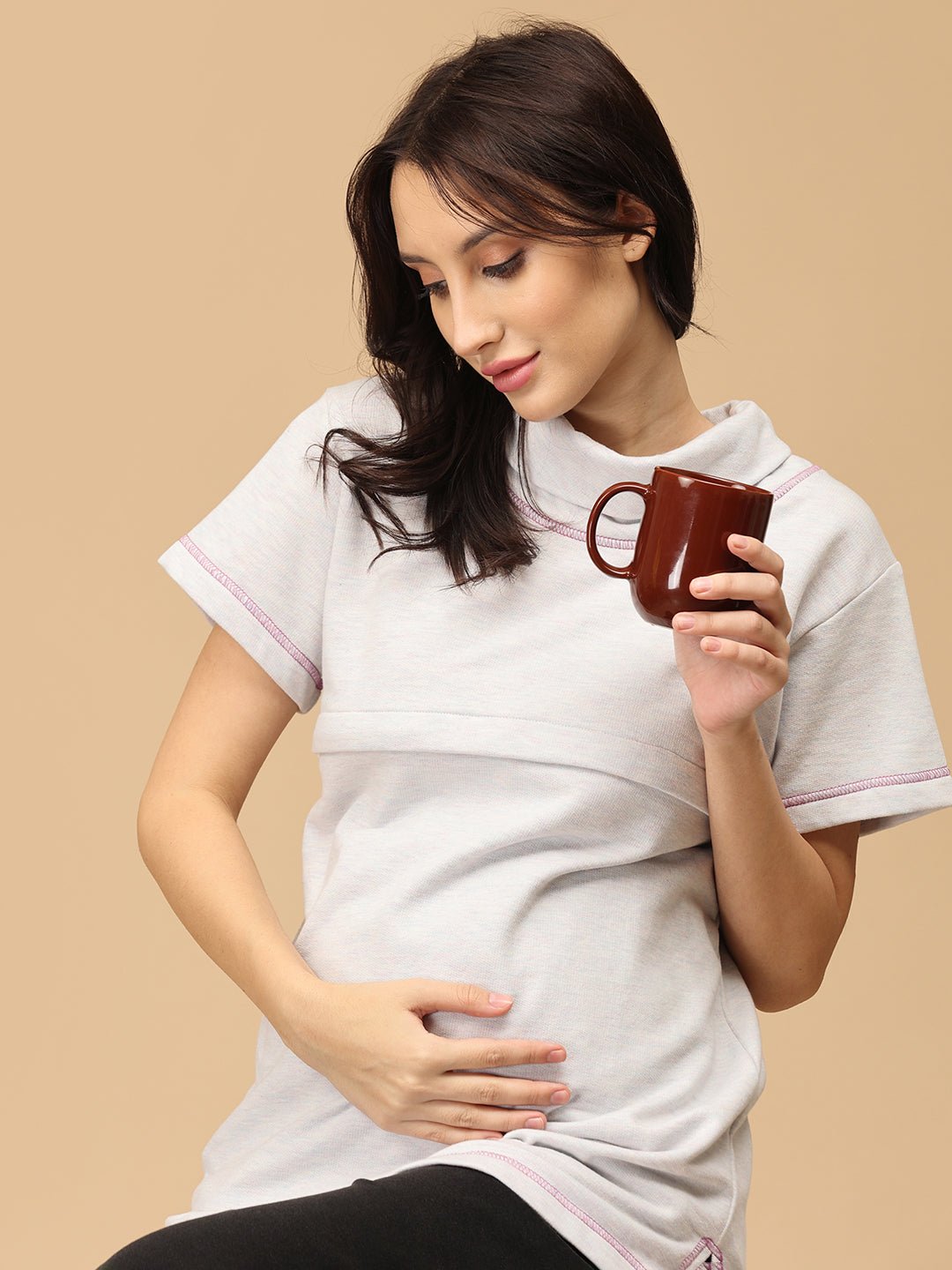  Fabled Fantasia Maternity and Nursing Sweatshirt Multi