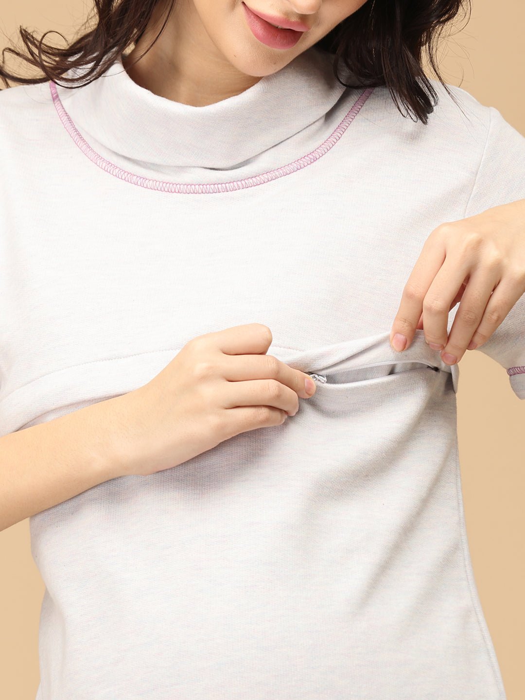  Fabled Fantasia Maternity and Nursing Sweatshirt Multi