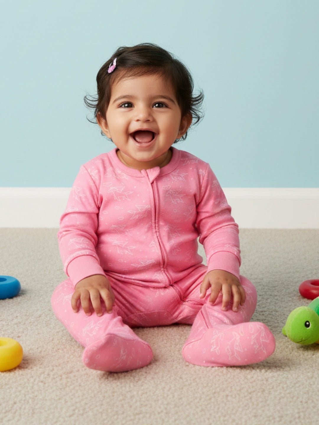  Fairyland Infant Zipper Romper