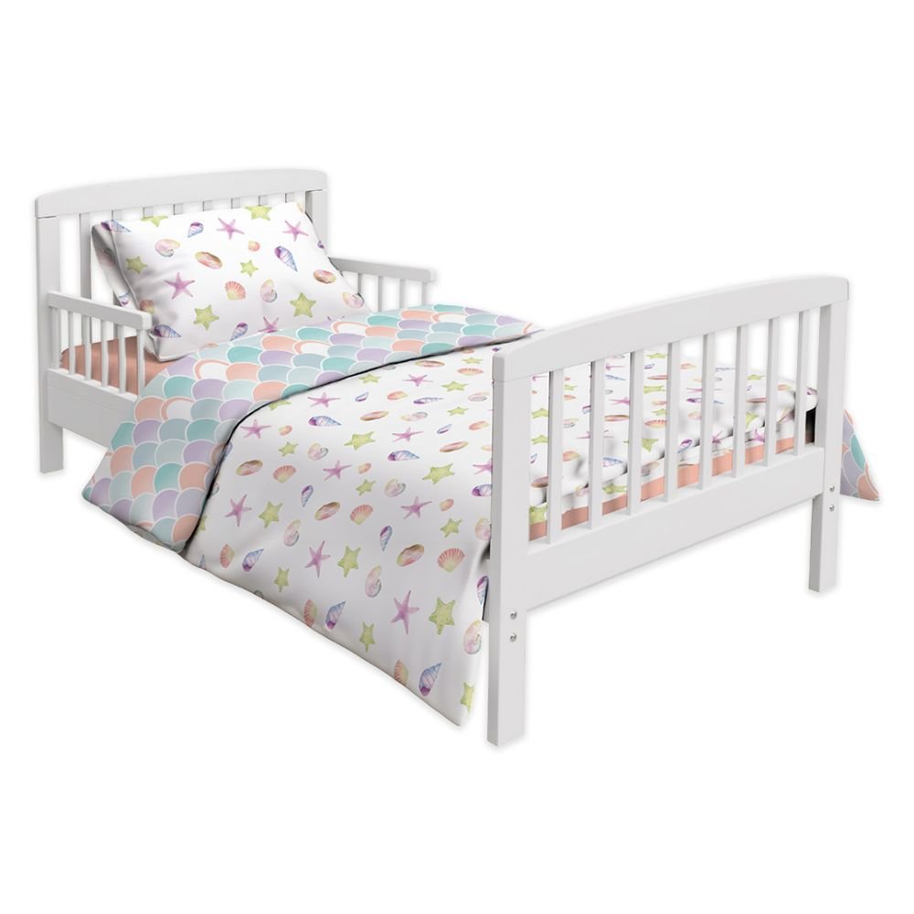 Sea Fantasy 5 Pc Organic Cotton Toddler Comforter Set For Babies
