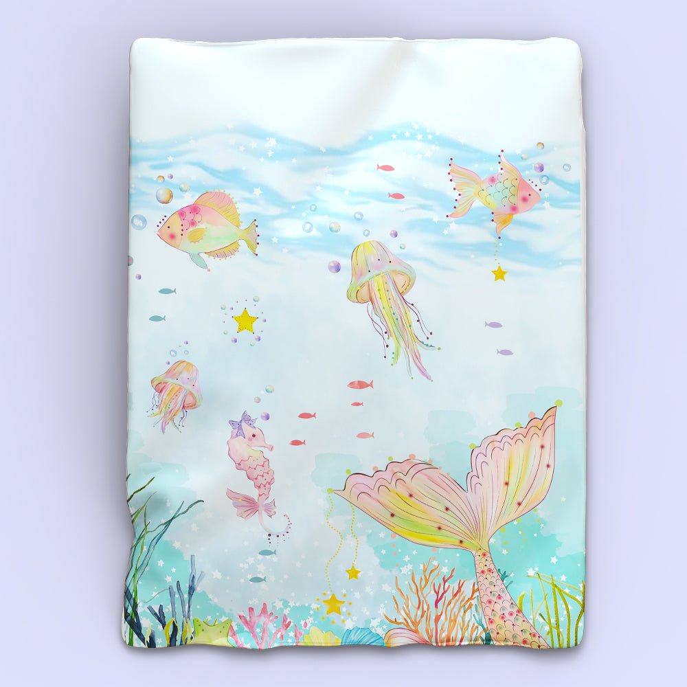 Sea Fantasy 6 PC Kids Organic Cotton New Born Bed Set