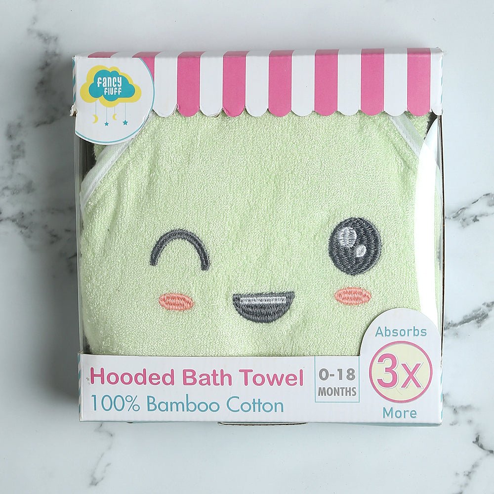 Dino 2D Animal Ear Bamboo Cotton Toddler Hooded Towel