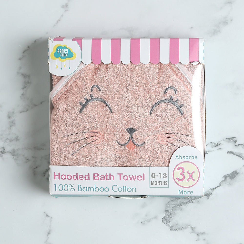 Kitty Hooded Bamboo Cotton Anti Ultraviolet Unisex Toddler Hooded Towel