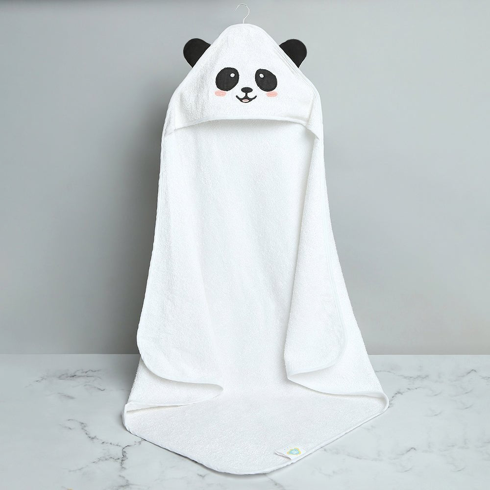 Panda Bamboo Cotton Anti Ultraviolet Unisex Toddler Hooded Towel
