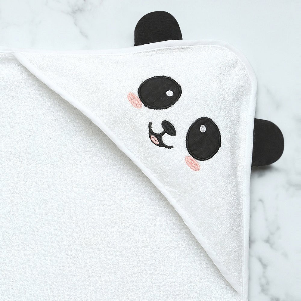 Panda Bamboo Cotton Anti Ultraviolet Unisex Toddler Hooded Towel