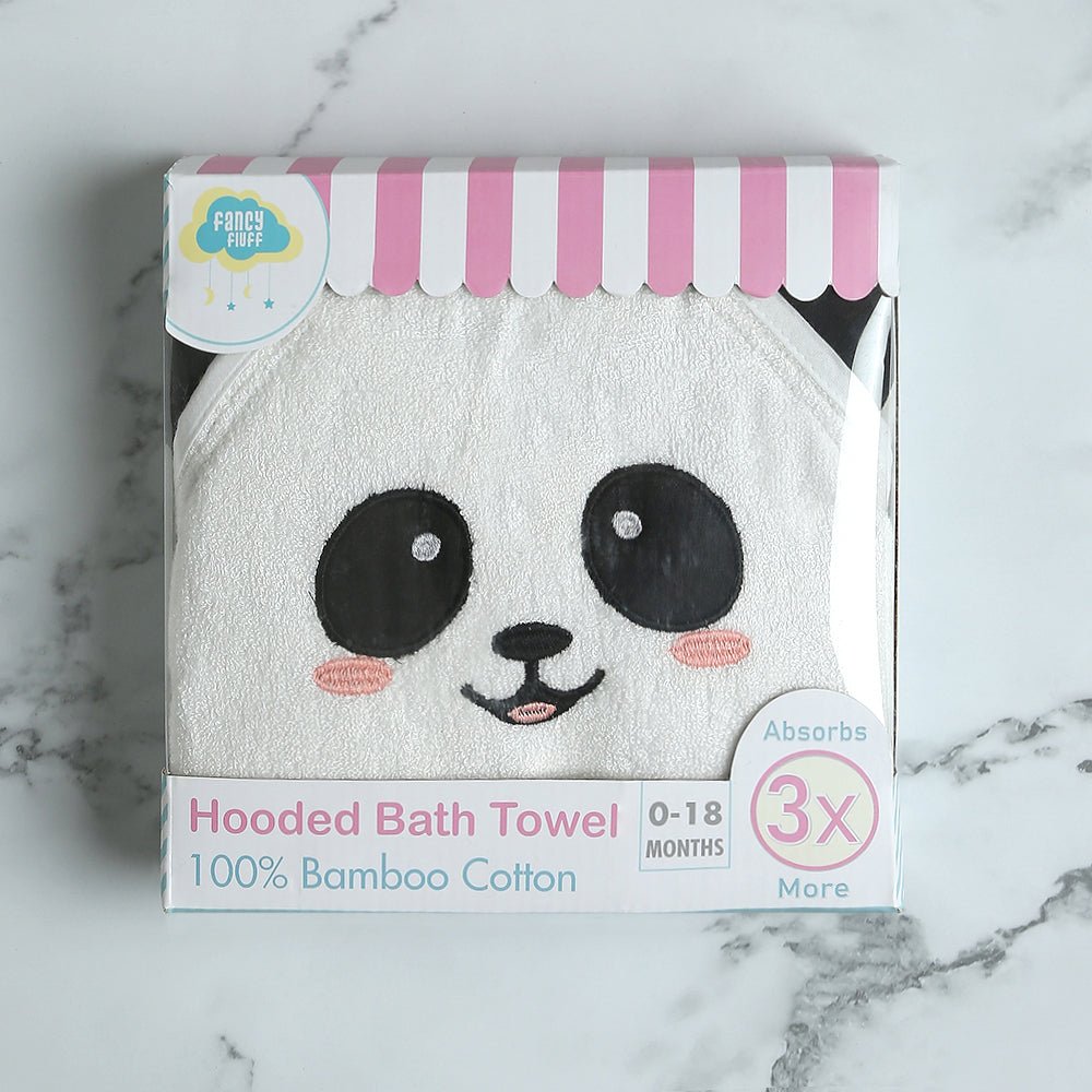Panda Bamboo Cotton Anti Ultraviolet Unisex Toddler Hooded Towel