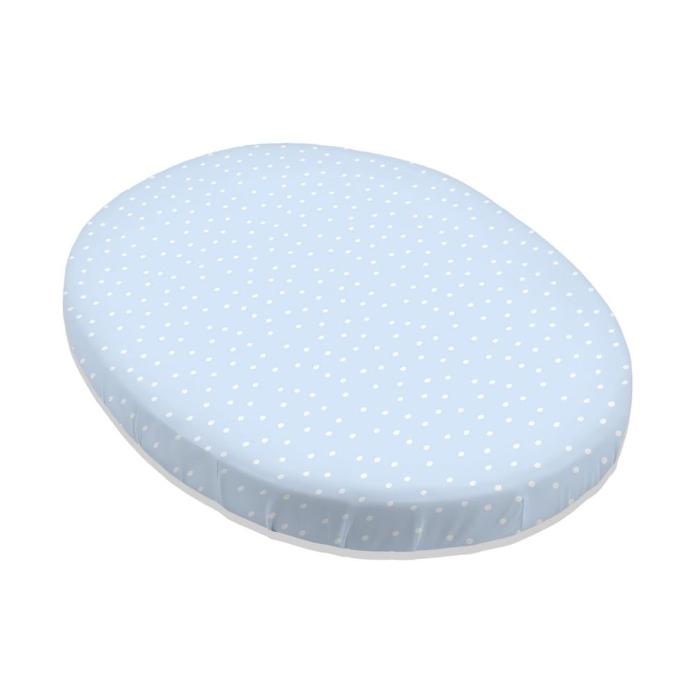 Dizzy Dots 1 PC Kids Organic Cotton Fitted Sheet For Stokke Sleepi Bed Mini