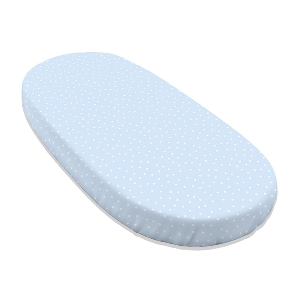 Dizzy Dots Fancy Fluff 1 PC Kids Organic Cotton Fitted Sheet