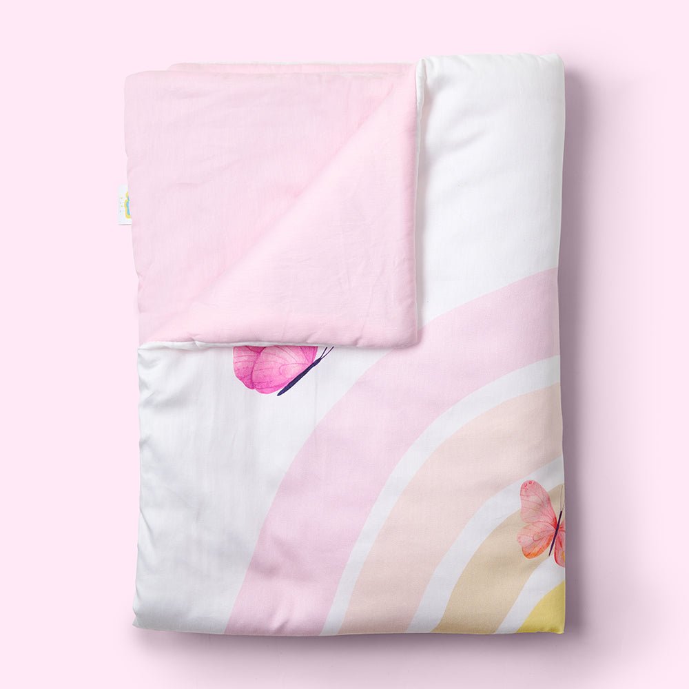 Rainbow Dreams 1 PC Kids Organic Cotton Baby Comforter