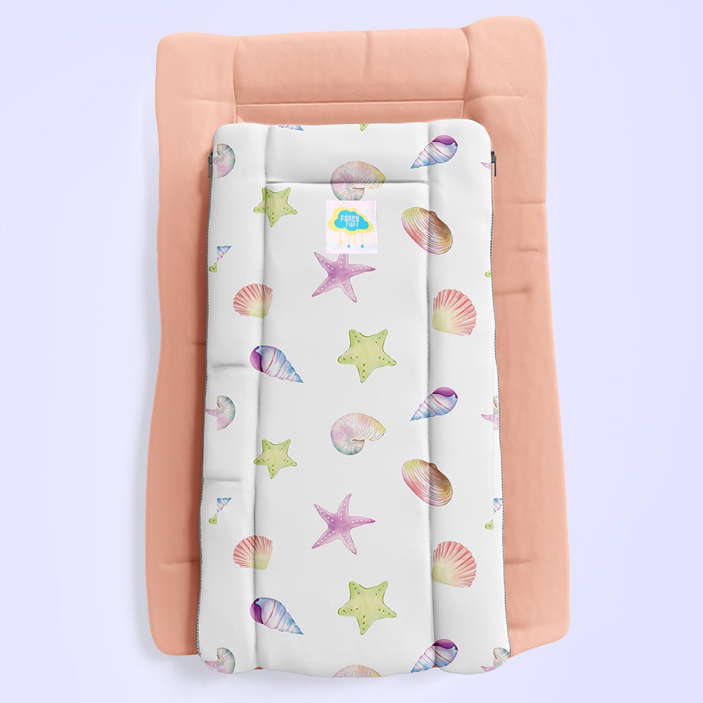 Sea Fantasy 1 PC Kids Organic Cotton Carry Nest With Sea Print