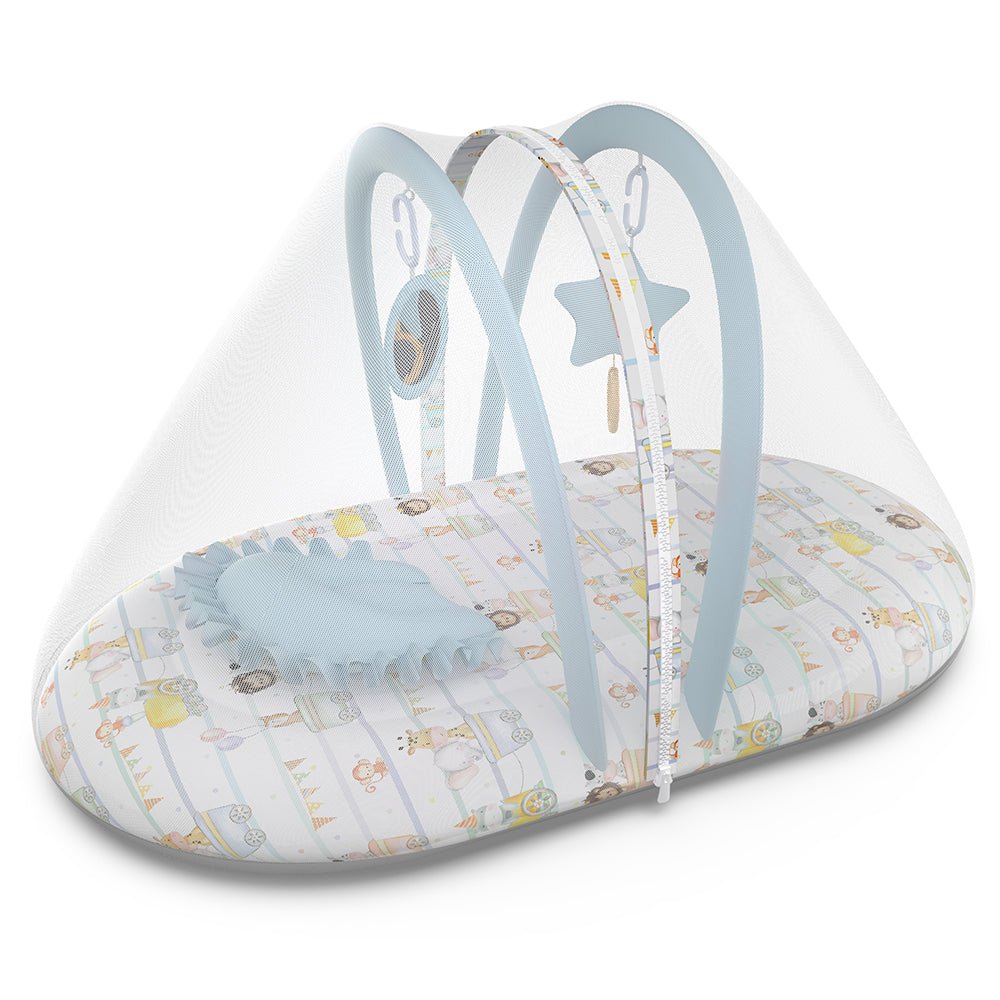 Joy Ride Organic Cotton Mosquito Net Bedding Set For Babies