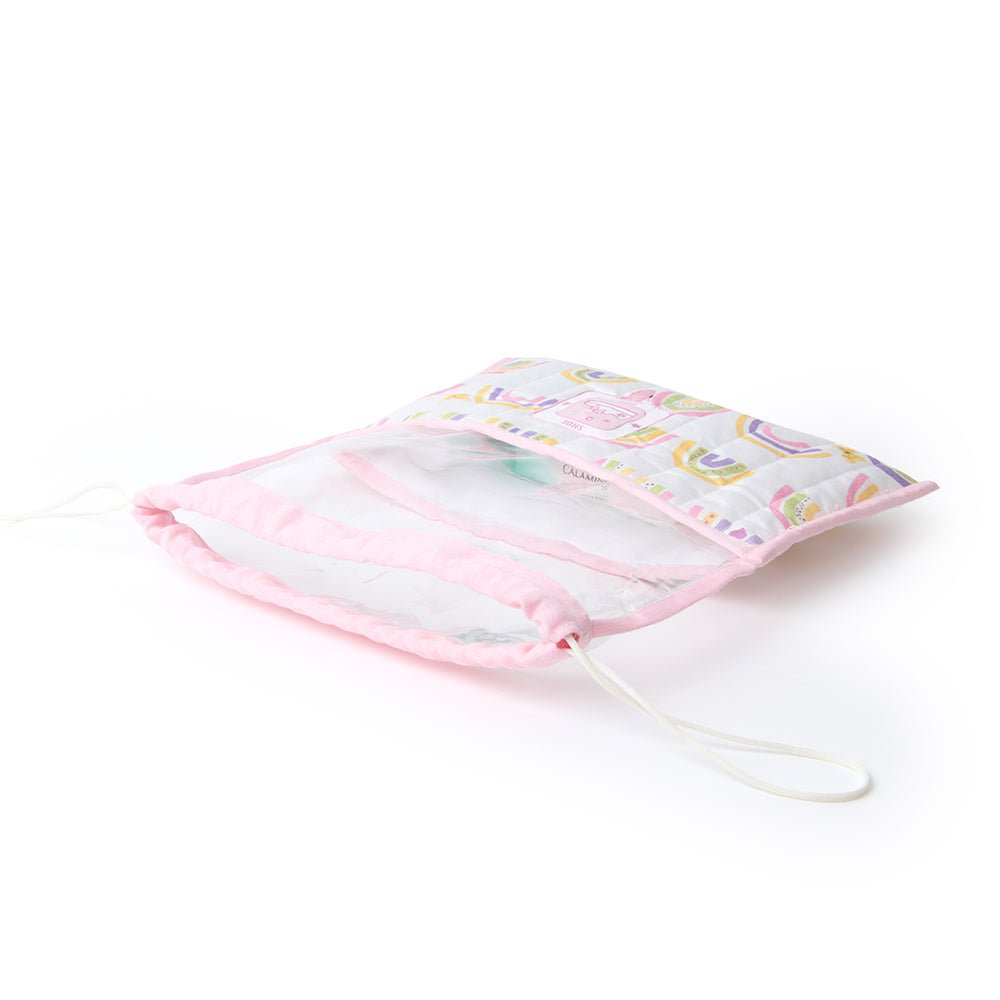 Fancy Fluff Organic Shoe Bag Rainbow Dreams 12x12in 0.33lb