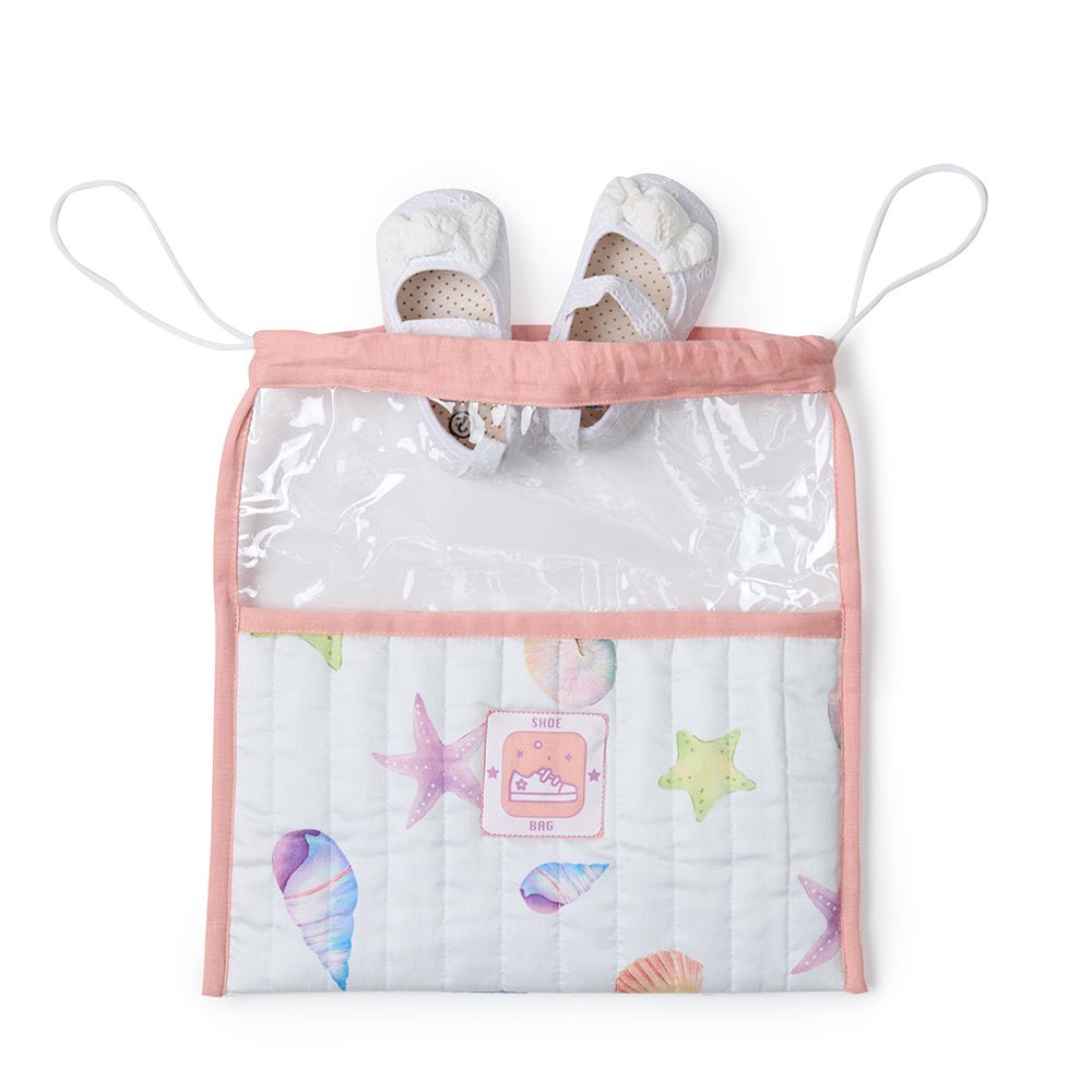 Fancy Fluff Organic Shoe Bag Sea Fantasy 12x12in 0.33lb