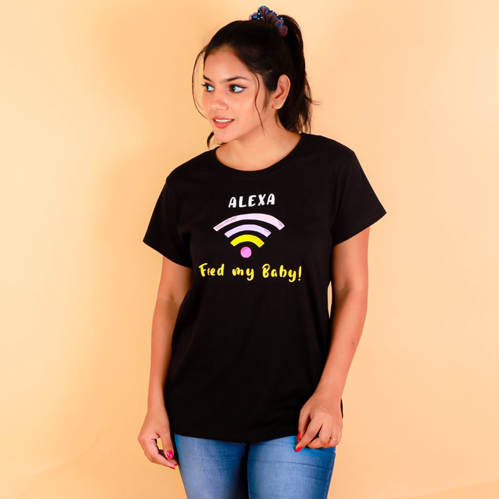 I Scream White Cotton Matching Family T-Shirt Twinning Combo