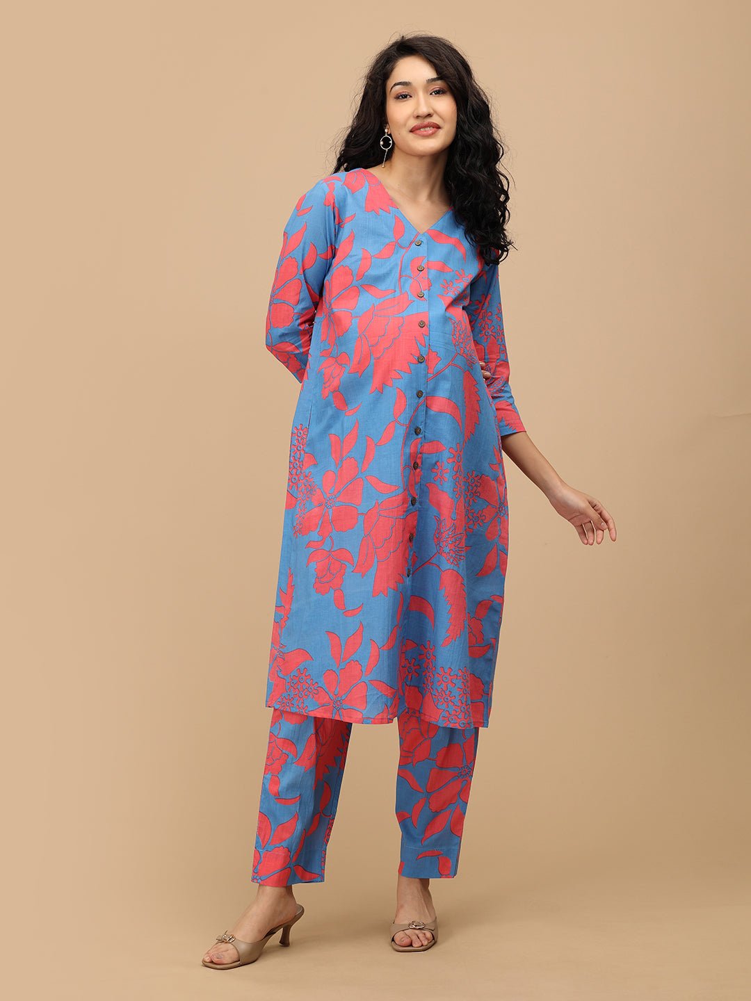  Feelin' Blue-ming Maternity and Nursing Co Ord Set Blue