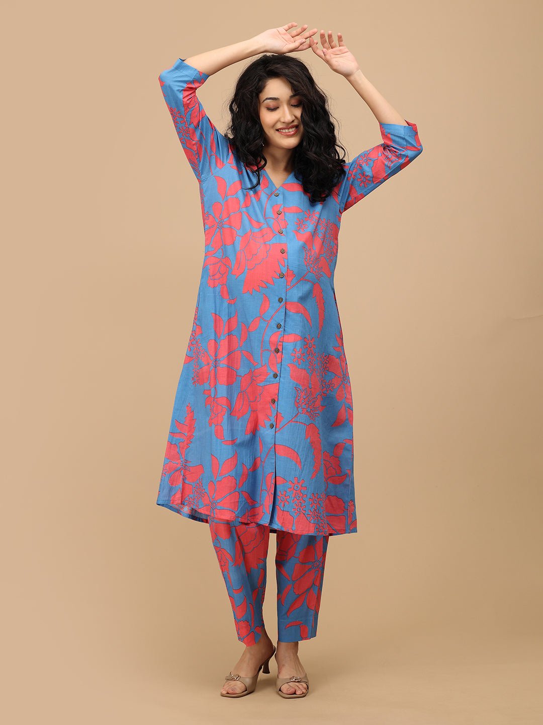  Feelin' Blue-ming Maternity and Nursing Co Ord Set Blue