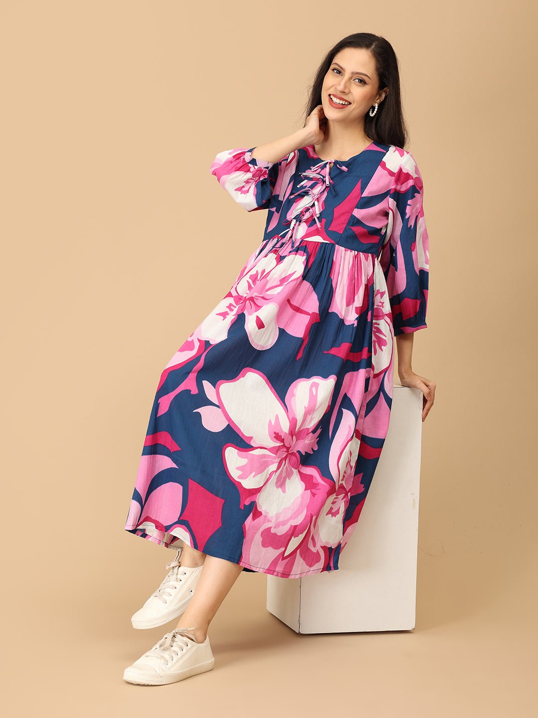  Floralicious Maternity and Nursing Dress Multi
