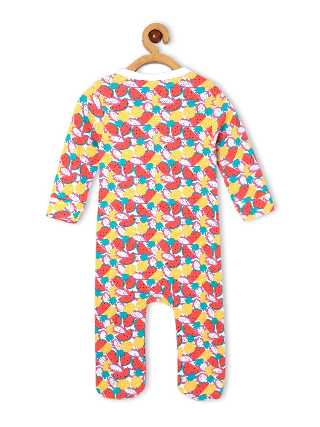  Fruitilicious Infant Zipper Romper