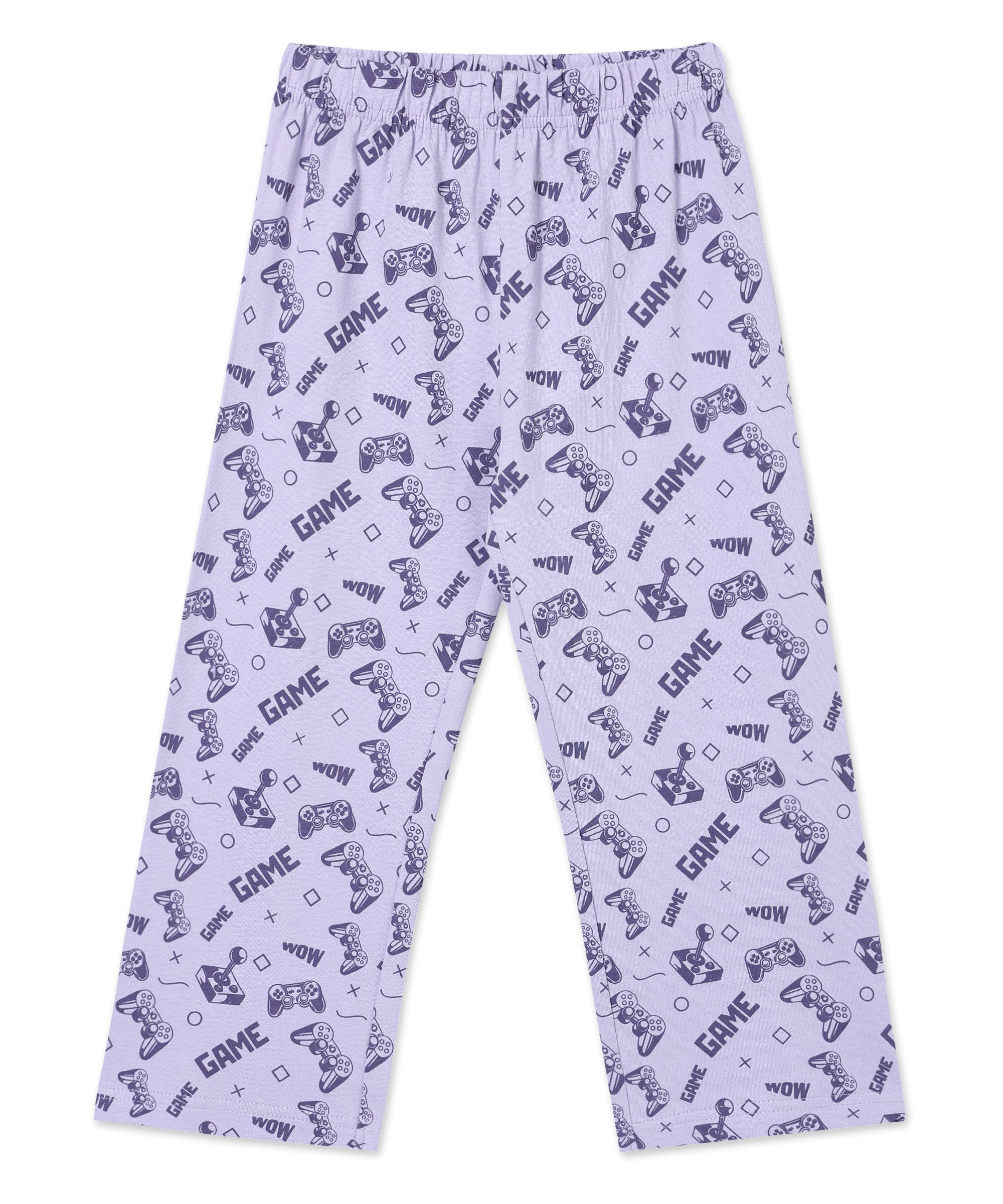  Game and Snooze Gamer Printed Pajama Set