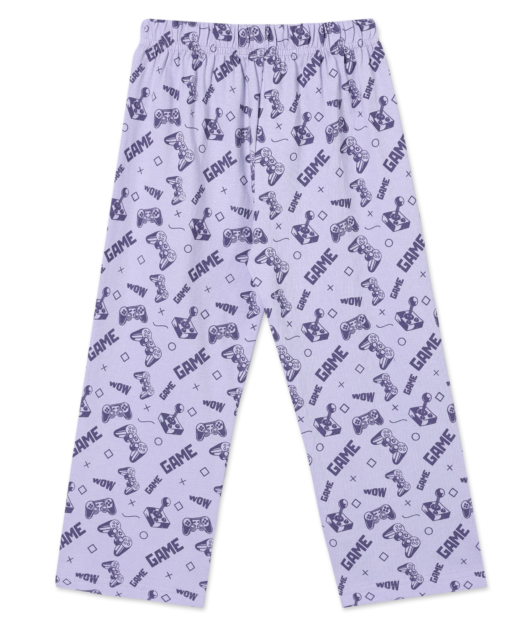  Game and Snooze Gamer Printed Pajama Set