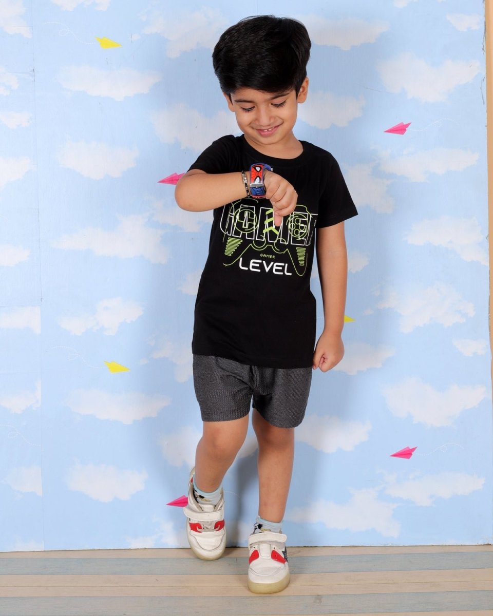 Gamer Boys T-Shirt And Shorts Set