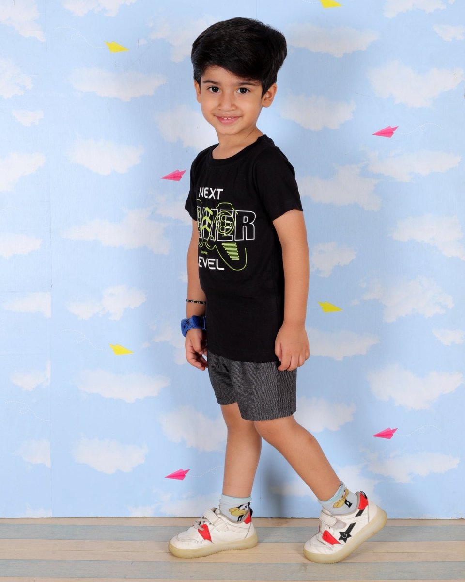 Gamer Boys T-Shirt And Shorts Set
