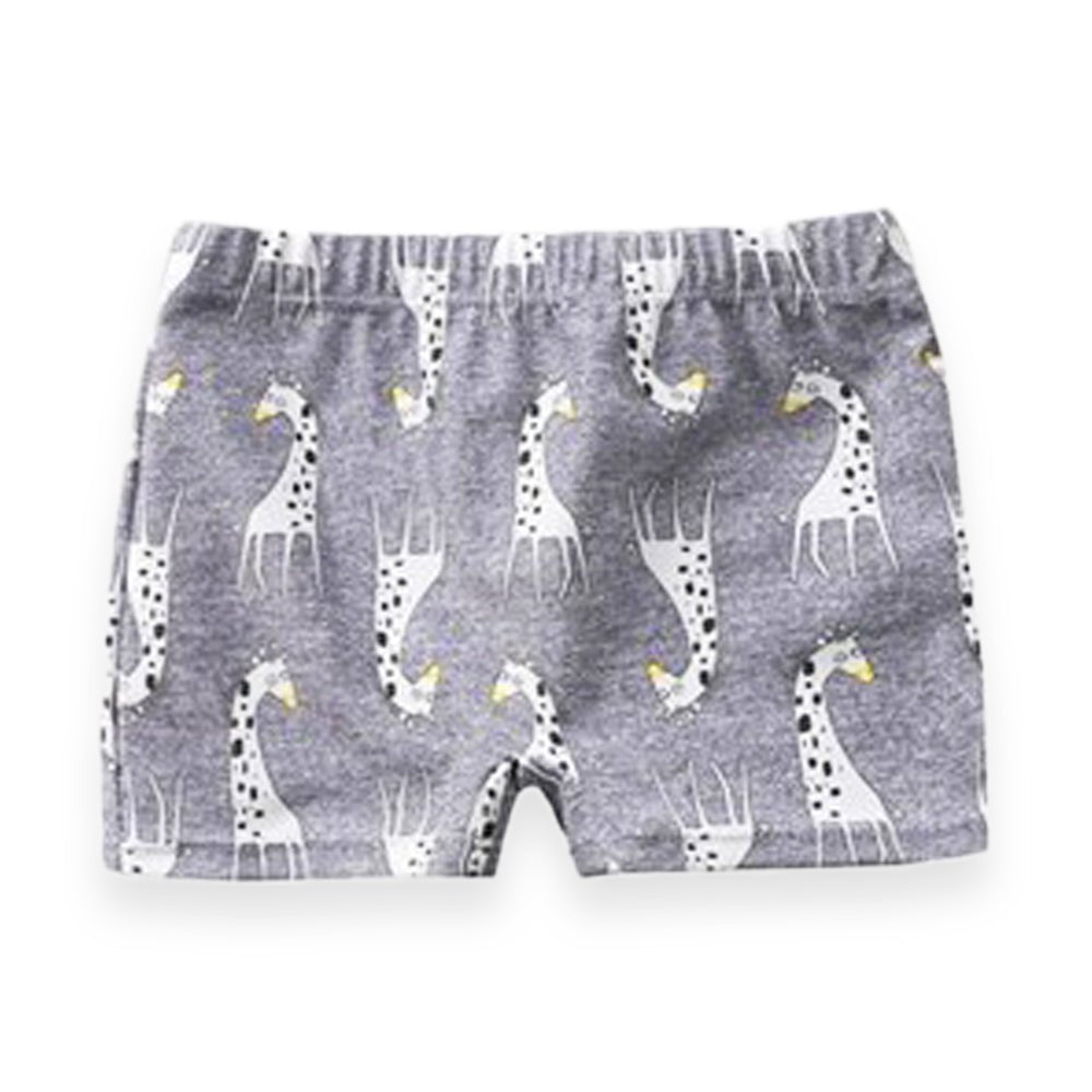 Giraffe Glide All-Over Print Boys Swim Shorts