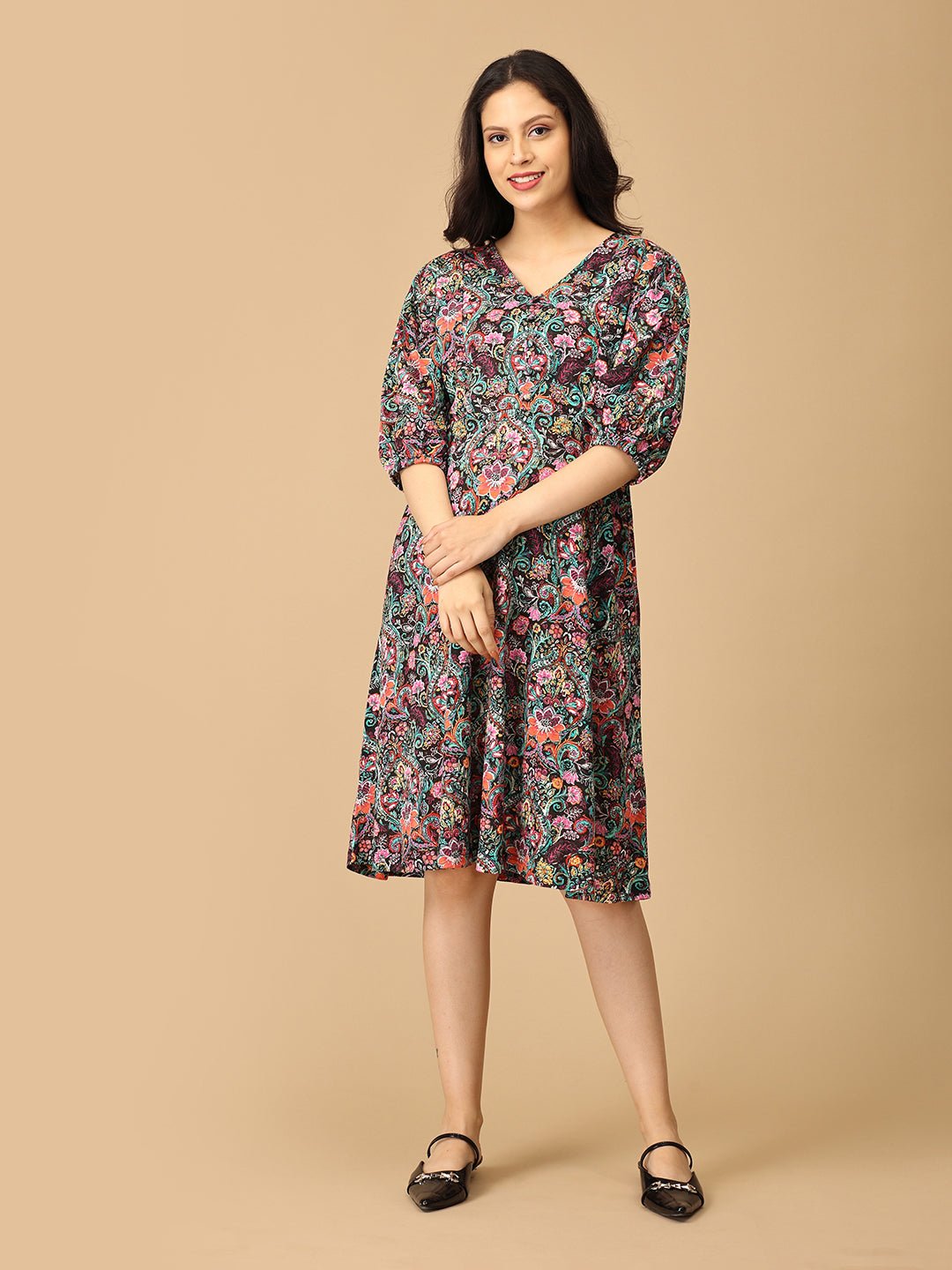  Gloaming Garden Maternity and Nursing Dress Multi