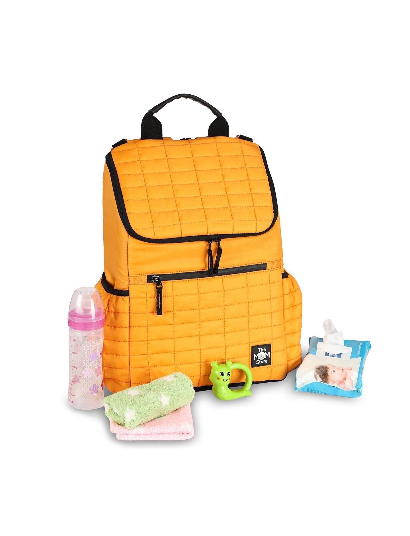  Golden Glow Quilted Diaper Bag Yellow 1.1lb
