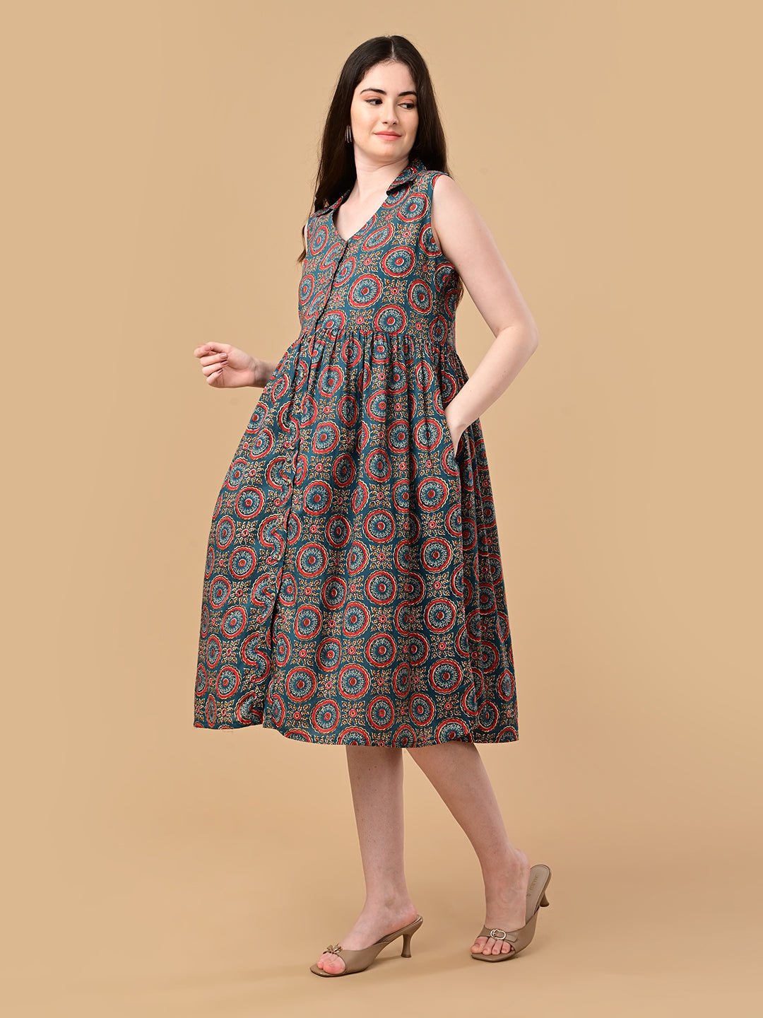  Green Era Maternity and Nursing Dress Green