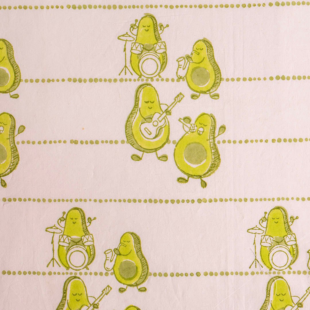Avocados Jam 1 PC Cotton Muslin Baby Crib Sheet