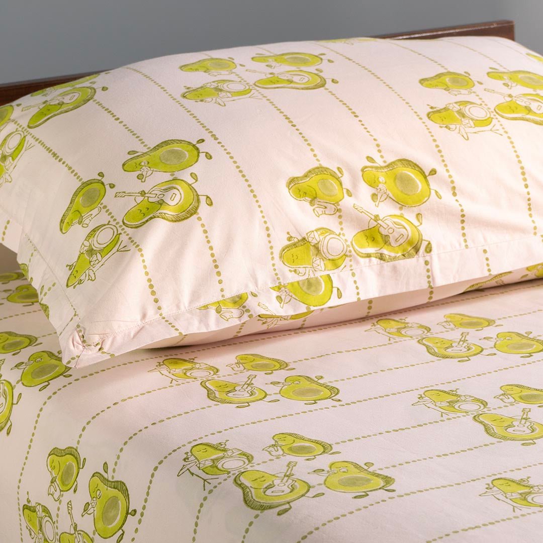Avocados Jam 1 PC Cotton Muslin Baby Crib Sheet