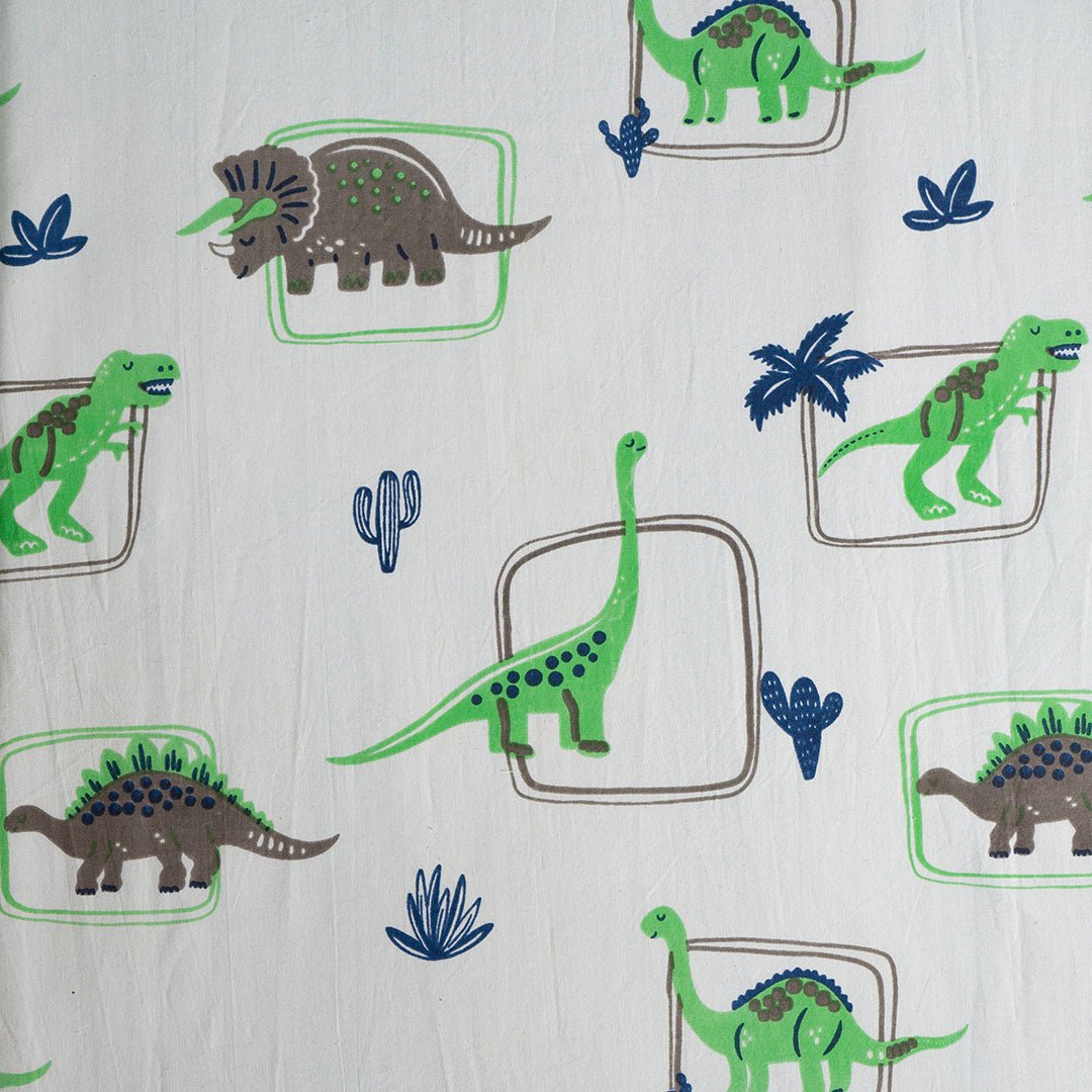 Dinosaur Pals 1 PC Cotton Percale Baby Crib Sheet