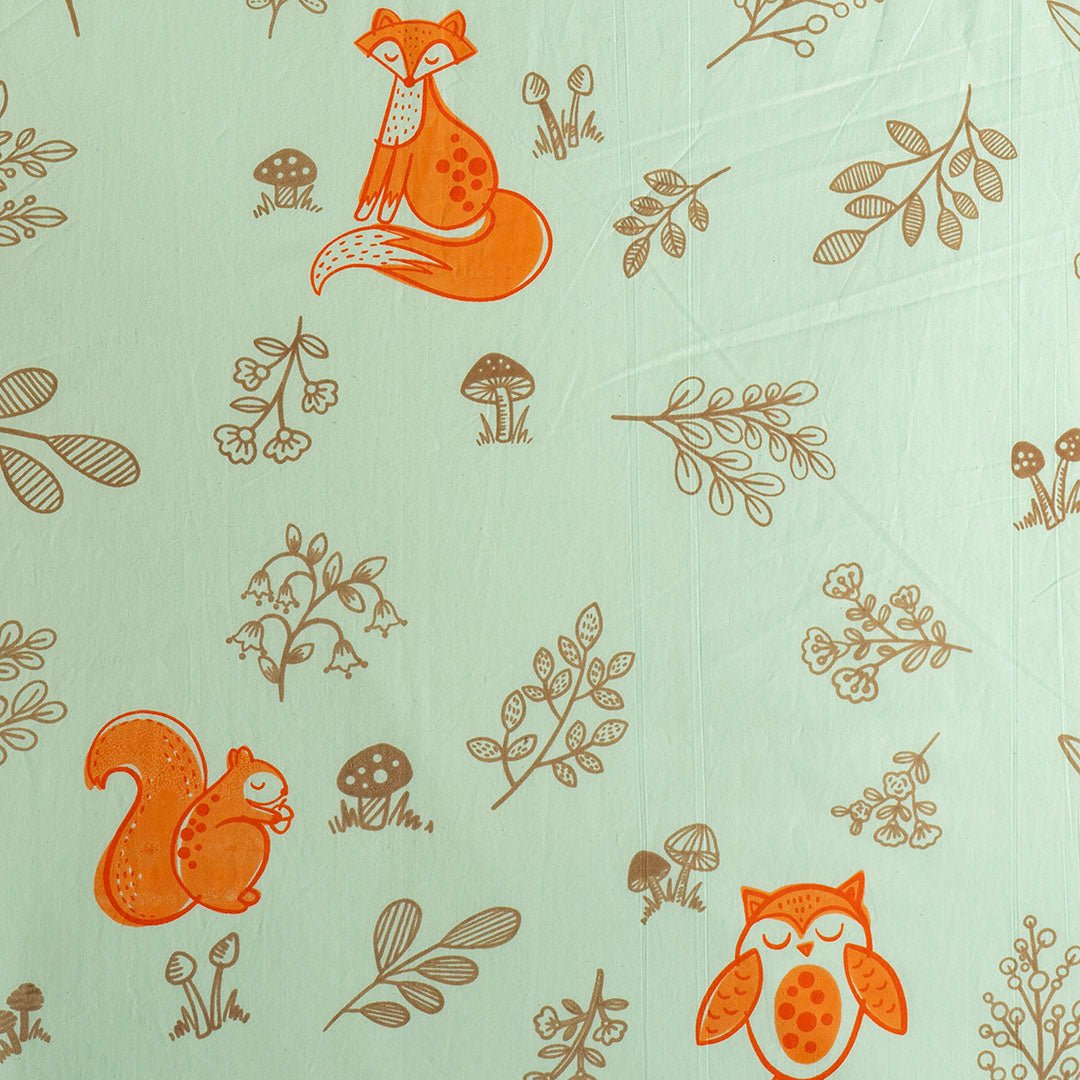 Enchanted Forest 1 PC Cotton Percale Baby Crib Sheet