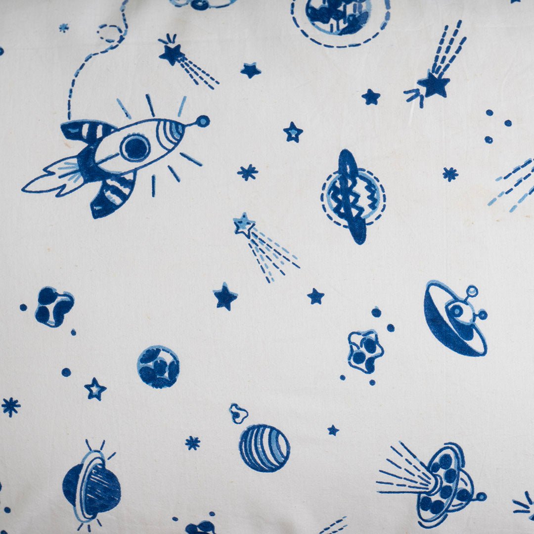Galactic Adventure 1 PC Cotton Percale Baby Crib Sheet