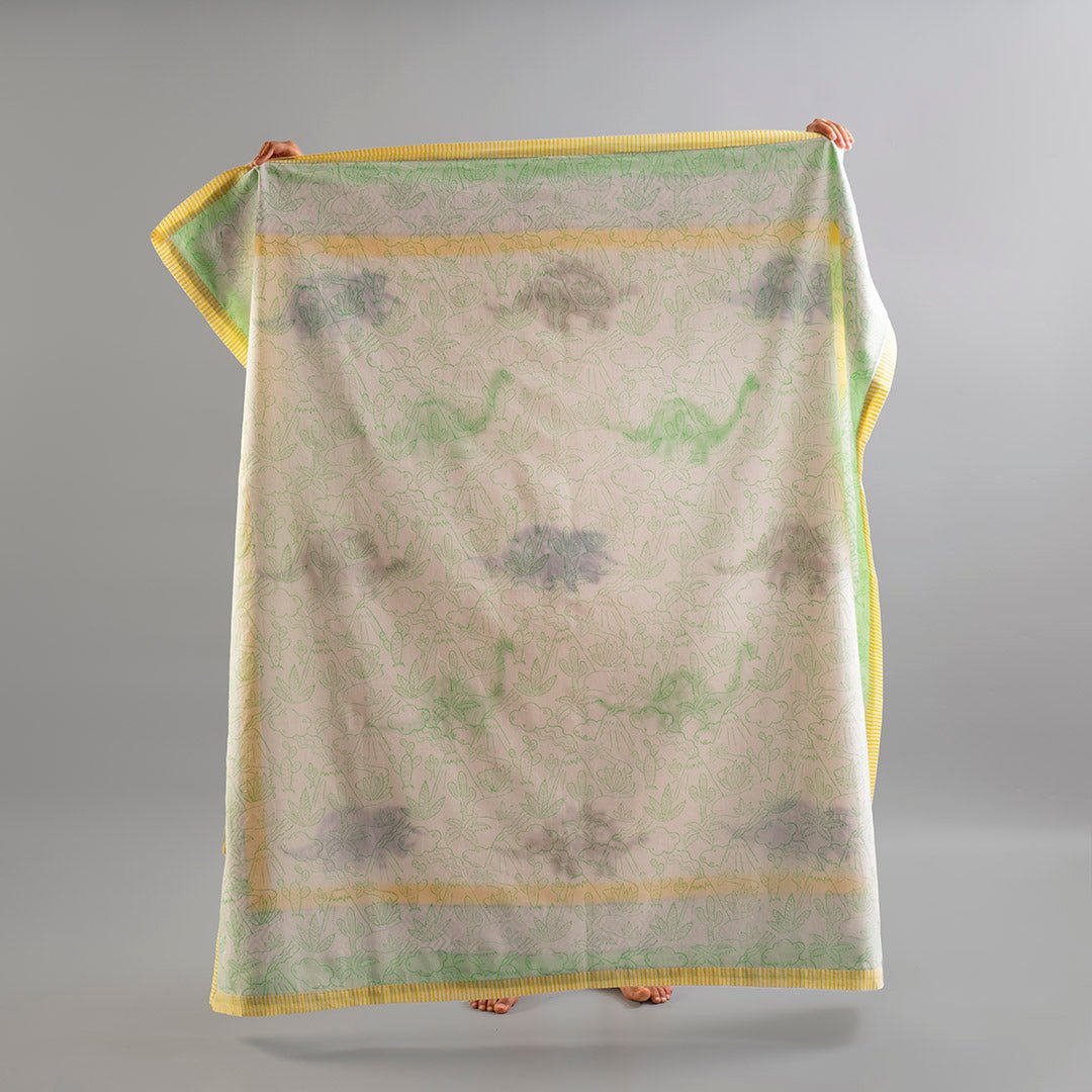 Cotton Muslin Baby Swaddle Blanket With Breathable Fabric