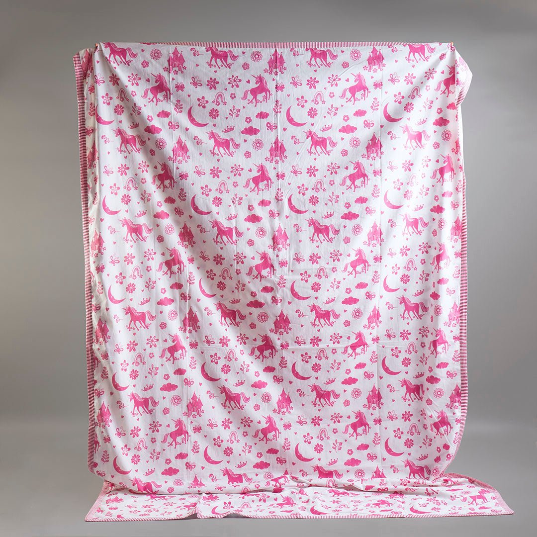 Magical Unicorns 1 PC Kids Cotton Muslin Dohar