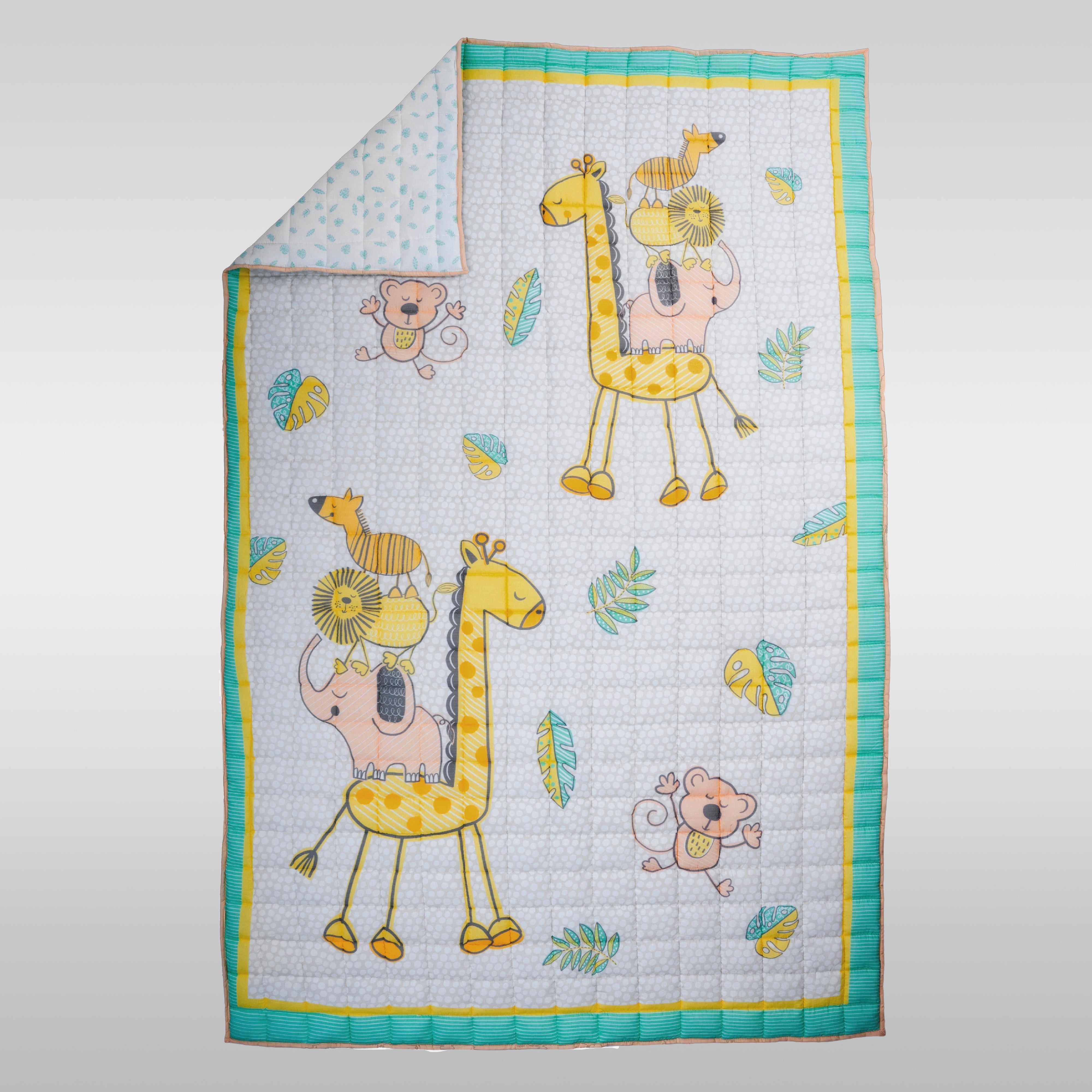 Jungle Safari 1 PC Kids Cotton Muslin AC Quilt Blanket
