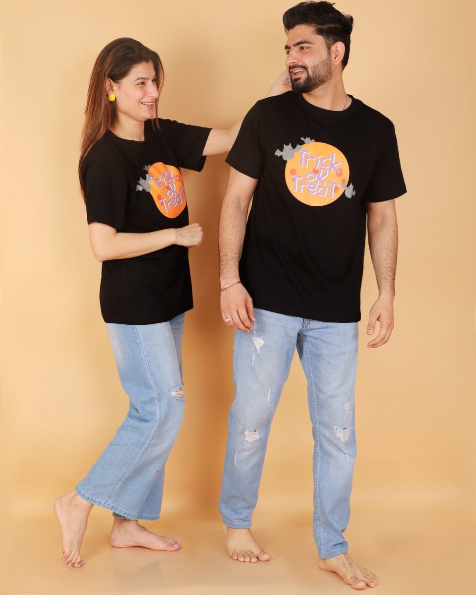 Halloween Trick Or Treat T-shirts Twinning Combo Of 3