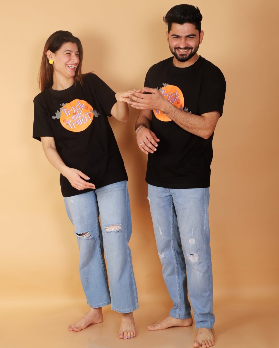 Halloween Trick Or Treat T-shirts Twinning Combo Of 3